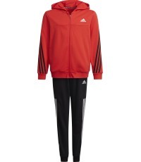 Adidas Sportinis Kostiumas Paaugliams B Cotton Ts Black Red HF4509
