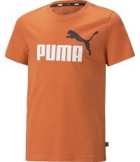 Puma Marškinėliai Paaugliams Ess+ 2 Col Logo Tee Orange 586985 95