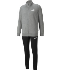 Puma Sportinis Kostiumas Vyrams Clean Sweat Suit Grey Black 585841 03