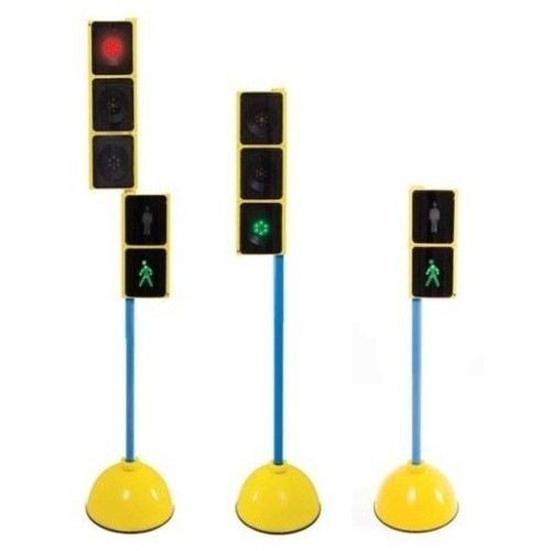 Traffic Light Set Amaya, With Base And Stick