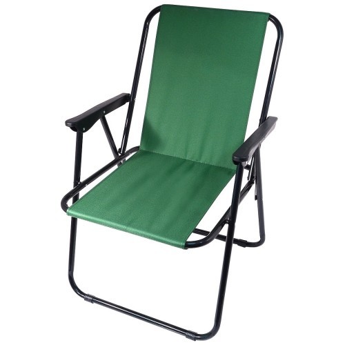 Saliekamais kempinga krēsls Cattara Bern - zaļš