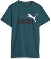 Puma Marškinėliai Paaugliams Ess+ 2 Col Logo Tee Green 586985 75