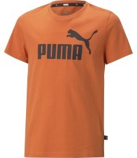Puma Marškinėliai Paaugliams Ess Logo Tee Orange 586960 94
