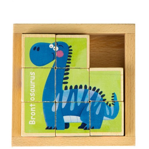 Ecotoys Dino Educational Wooden Puzzle
