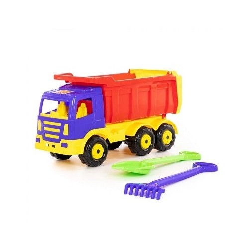 Toy Car Dump Truck Multistore Polesie, with Accessories