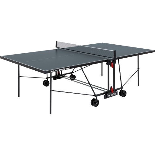 Уличный стол для настольного тенниса Buffalo Basic, серый