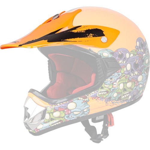 Сменный носик шлема V310 W-TEC - Zombie Neon Orange