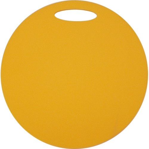 Круглый коврик для сидения Yate, 35 см, однослойный, желтый