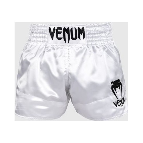 Venum Classic Muay Thai Shorts - белый/черный