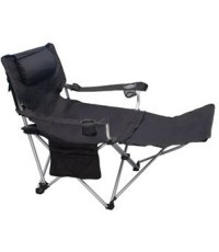 Складной стул BasicNature Travelchair Luxus, черный