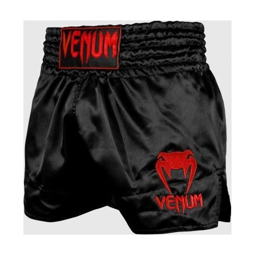 Muay Thai šorti Venum Classic - Melni/arkani