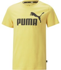 Puma Marškinėliai Paaugliams Ess Logo Tee Yellow 586960 43
