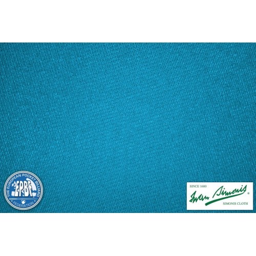 Сукно для бильярда Simonis 860, 198 см, турнирное синее