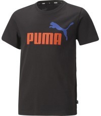 Puma Marškinėliai Paaugliams Ess+ 2 Col Logo Tee Black 586985 61