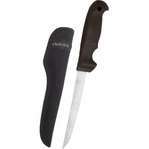 Filleting Knife With Nylon Sheath Case SS, 15.2 cm