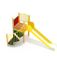 Medinė vaikų žaidimų aikštelė modelis 9-B
