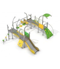 Playground Climbing Frame Inter-Play Dometo 4-1