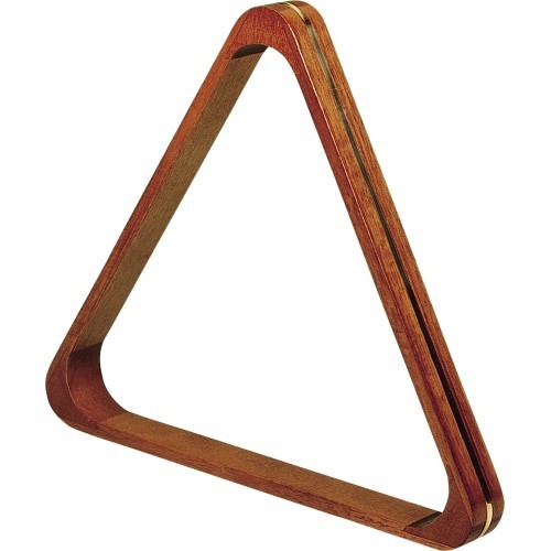 Треугольник из темного дерева с латунной трубкой, 57,2 мм