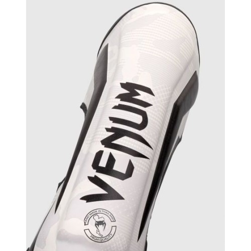 Venum Elite Leg Guards - White/Camo