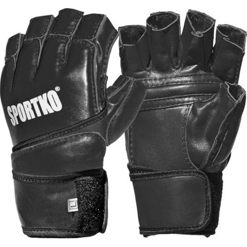 Кожаные перчатки для ММА SportKO PK4