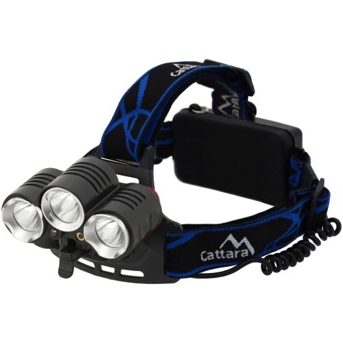 LED galvas lukturītis Cattara 400 lm (1 x XM-L+2 x XP-E)