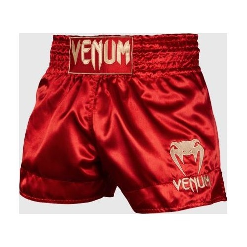 Muay Thai šorti Venum Classic - Bordo/zelts
