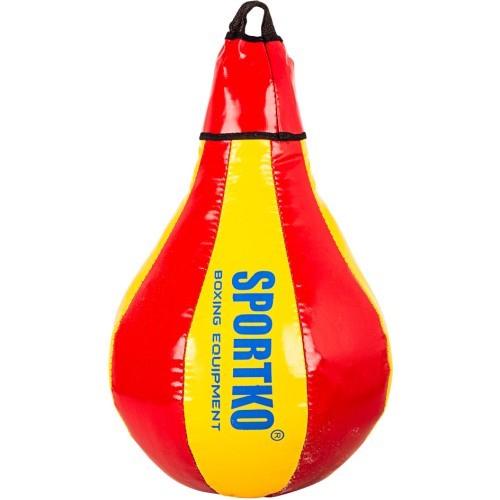 SportKO GP1 40cm 5kg Взвешенная скоростная груша - Red-Yellow