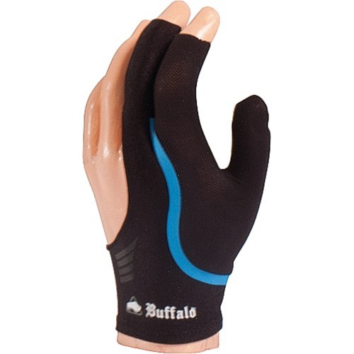 Перчатки для бильярда Buffalo Reversible черные/синие L