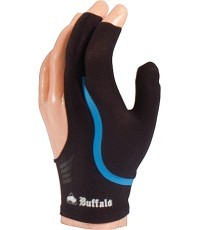 Перчатки для бильярда Buffalo Reversible черные/синие M