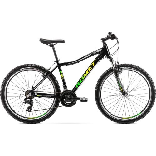 Велосипед Dviratis Romet Rambler R6.1 JR 26" 2022 чёрно-зелёный