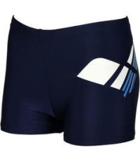 Plaukimo glaudės berniukams Arena B Swim Short Logo, tamsiai mėlynos - 700