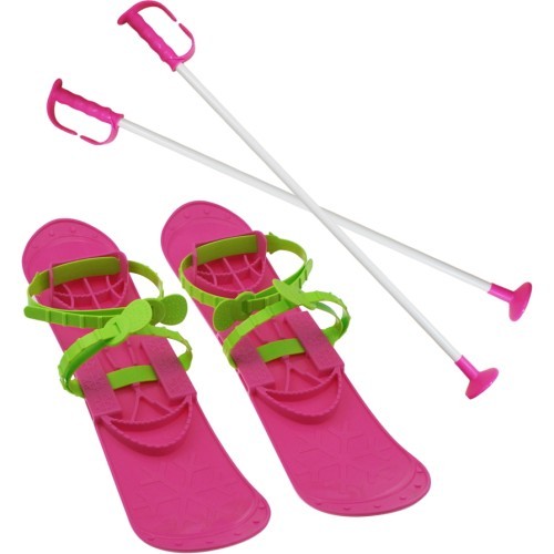 Bērnu slēpošanas komplekts Sulov Big Foot - Pink