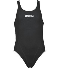 Vientisas maudymosi kostiumėlis mergaitėms Arena G Solid Jr SwimTech, juodas - 55