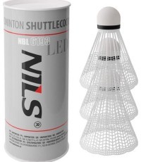 Nailoniniai badmintono plunksniukai Nils NBL6193, LED, 3 vnt.