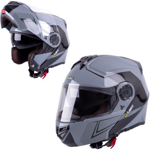 Мотоциклетный шлем W-TEC Vexamo - Black-Grey