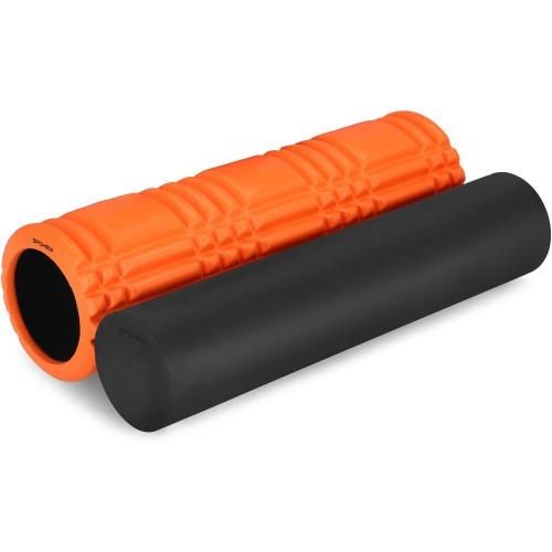 Набор роликов для фитнеса 2в1 (2 части) оранжевый Spokey MIXROLL 2в1