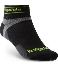 Kojinės Bridgedale TrailRun Merino Low, juodos - 845