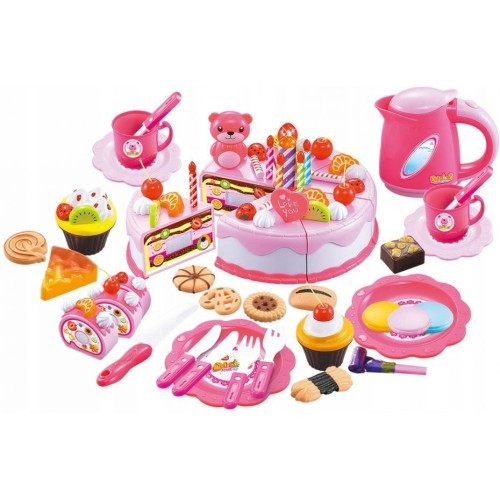 Ecotoys rotaļlietu komplekts dzimšanas dienas kūkai