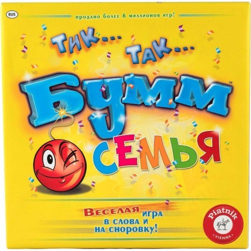 PIATNIK Žaidimas šeimai „Tik Tak Bumm“ (Rusų kalba)