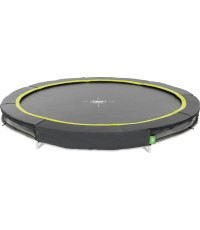 EXIT Silhouette ground sports trampoline ø305cm - black