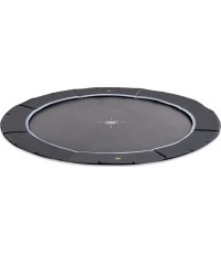 EXIT Dynamic ground level sports trampoline ø366cm - black