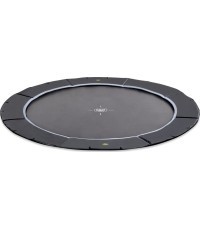 EXIT Dynamic ground level sports trampoline ø305cm - black