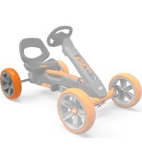 Wheel grey-orange 10x2,5 rear