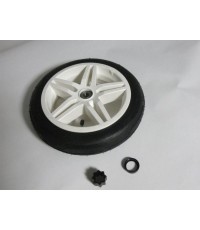 Колесо белое 12,5x3.00-9 slick, traction