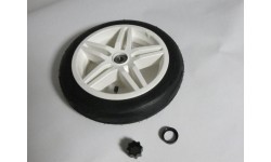 Ritenis balts 12,5x3.00-9 slick, traction