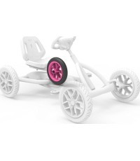 Wheel 10-spoke pink 12.5x2.25-8 slick, traction
