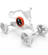 Wheel 9x2 Cross - Black/Orange Rear Left