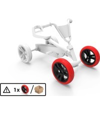 Wheel 9x2 - Black/Red Front