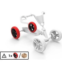 Wheel 9x2 - Black/Red Rear