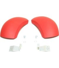 Mudguards front red